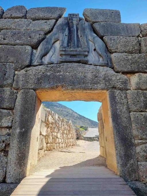 Sunny House At Ancient Mycenae, Close To Nafplio! Mykines Eksteriør billede